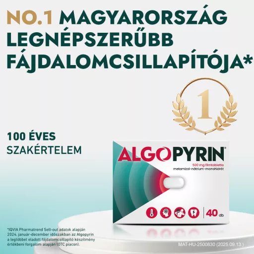 Algopyrin 500 mg filmtabletta 40 db