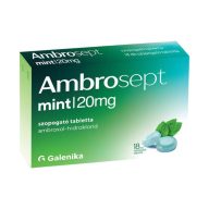 Ambrosept Mint 20 mg szopogató tabletta 18 db
