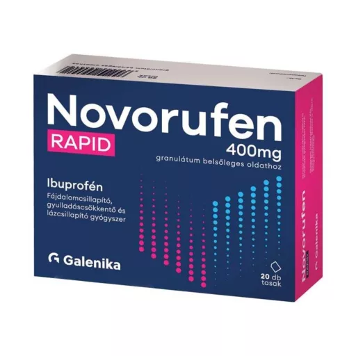 Novorufen Rapid 400 mg granulátum belsőleges oldathoz 20 db