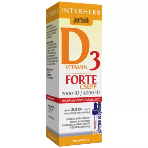 Interherb D3-vitamin forte cseppek 20 ml