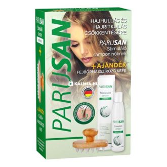   Parusan Stimuláló sampon NŐKNEK 200 ml + AJÁNDÉK fejbőrmasszírozó kefe