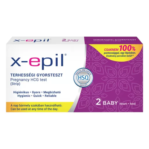 X-Epil XE9401 terhességi teszt csík 2 db