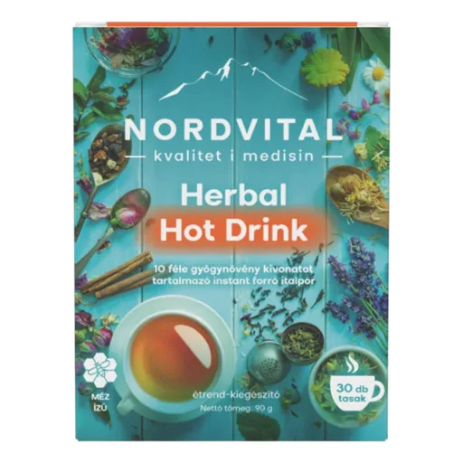 Nordvital Hot Drink forró italpor 30 tasak