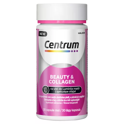 Centrum Beauty & Collagen lágy kapszula ligetszépe olajjal 30 db