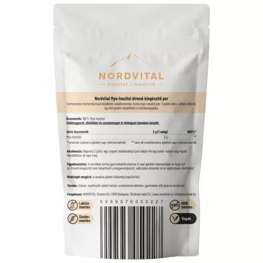 Nordvital Myo-Inozitol por 60 adag 120 g