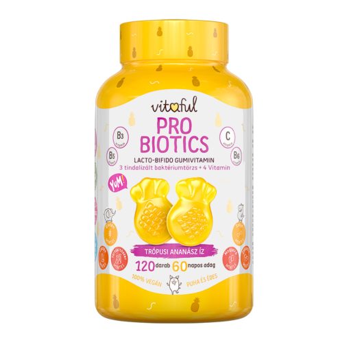Vitaful Probiotics Probiotikum gumivitamin 120 db