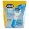 Scholl Velvet elektromos talpreszelő pótfejekkel kék