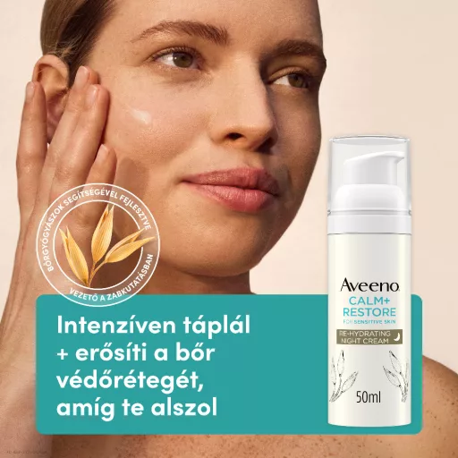 Aveeno Calm+Restore hidratáló éjszakai krém arcra 50 ml