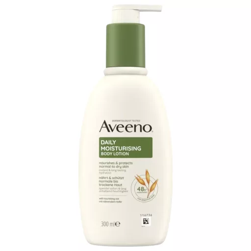 Aveeno Daily Moisturising illatmentes hidratáló és tápláló krém testre 300 ml