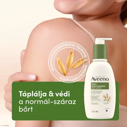 Aveeno Daily Moisturising illatmentes hidratáló és tápláló krém testre 300 ml