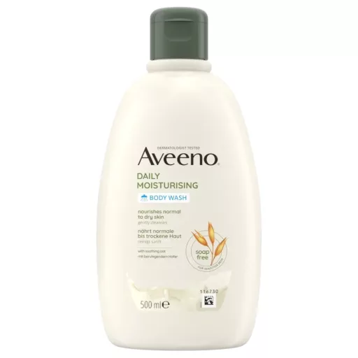 Aveeno Daily Moisturising intenzíven tápláló tusolókrém enyhe illattal 500 ml