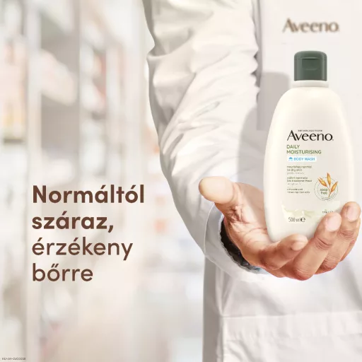 Aveeno Daily Moisturising intenzíven tápláló tusolókrém enyhe illattal 500 ml