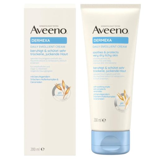 Aveeno Dermexa illatmentes hidratáló krém a száraz és érzékeny bőrre 200 ml