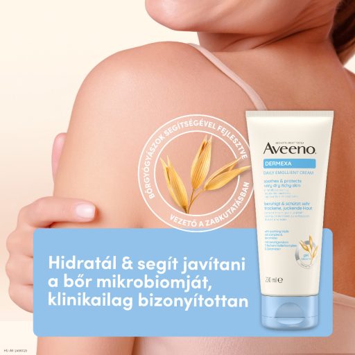 Aveeno Dermexa illatmentes hidratáló krém a száraz és érzékeny bőrre 200 ml