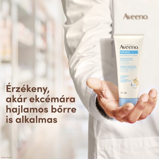 Aveeno Dermexa illatmentes hidratáló krém a száraz és érzékeny bőrre 200 ml