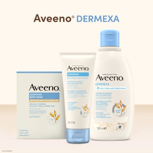 Aveeno Dermexa illatmentes hidratáló krém a száraz és érzékeny bőrre 200 ml