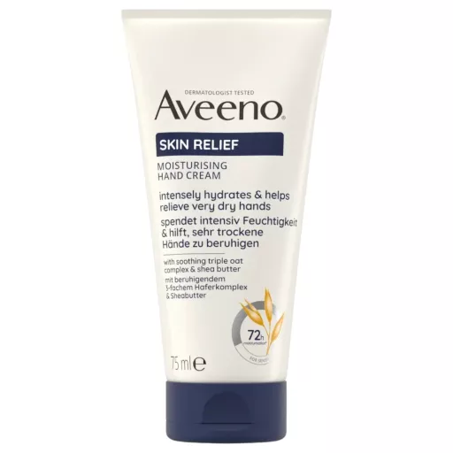 Aveeno Skin Relief illatmentes hidratáló kézkrém 75 ml