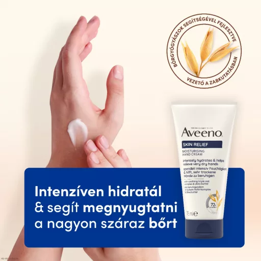 Aveeno Skin Relief illatmentes hidratáló kézkrém 75 ml