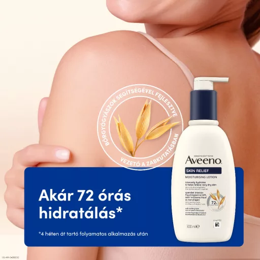 Aveeno Skin Relief illatmentes hidratáló testápoló tej 300 ml