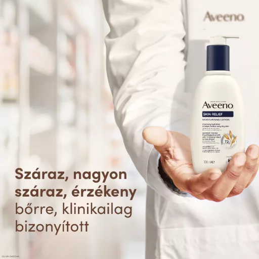 Aveeno Skin Relief illatmentes hidratáló testápoló tej 300 ml