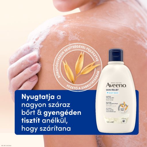 Aveeno Skin Relief illatmentes nyugtató tusfürdő 500 ml