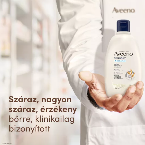 Aveeno Skin Relief illatmentes nyugtató tusfürdő 500 ml