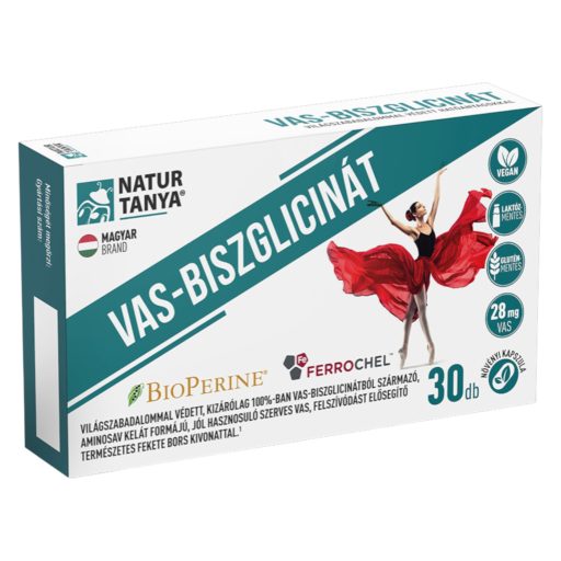 Natur Tanya Vas-Biszglicinát 28 mg kapszula 30 db