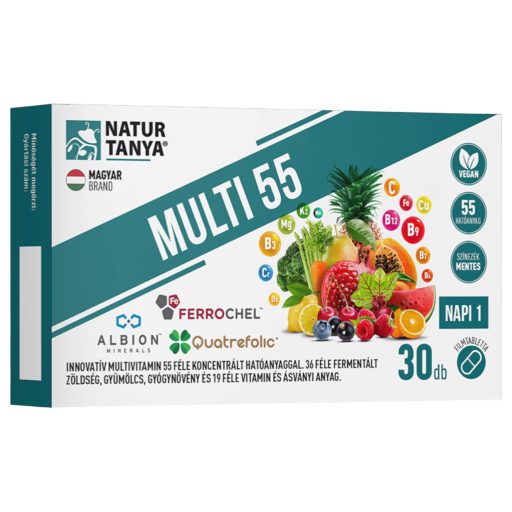 Natur Tanya MULTI 55 fermentált multivitamin tabletta 30 db