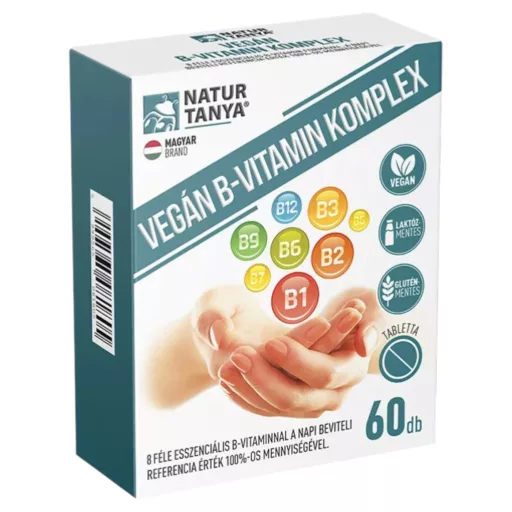 Natur Tanya Vegán B-Vitamin Komplex tabletta 60 db