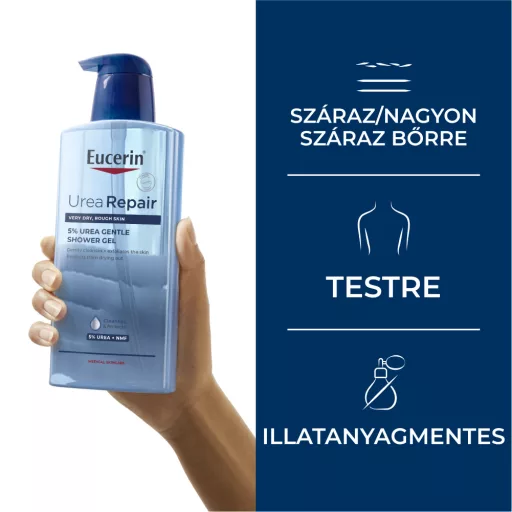 Eucerin UreaRepair 5% Urea bőrkímélő tusfürdő 400 ml