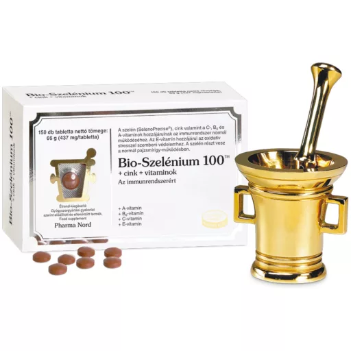 Pharma Nord Bio-Szelénium 100 + Cink + vitaminok tabletta 150 db
