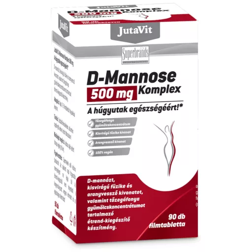 JutaVit D-Mannose 500 mg komplex filmtabletta 90 db