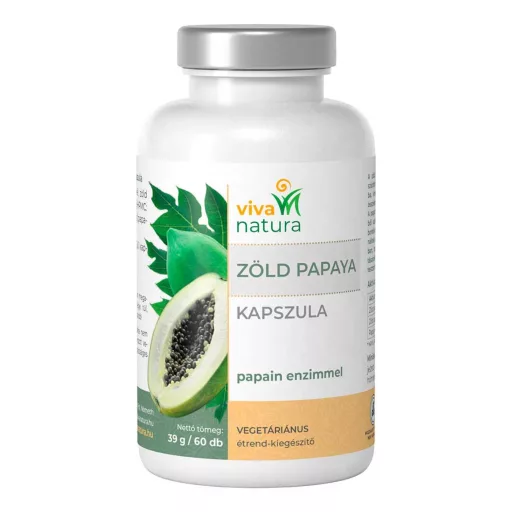 Viva Natura Zöld Papaya kapszula 60 db