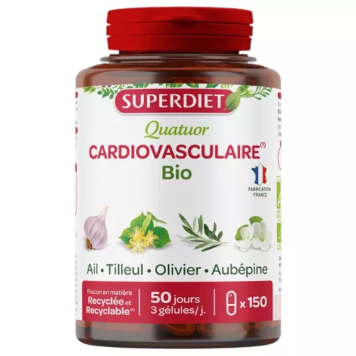 SUPERDIET Bio Cardiovasculaire lágyzselatin kapszula 150 db