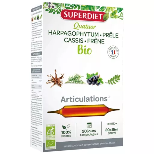 SUPERDIET Bio Harpagophytum Articulations ivóampulla 20 x 15 ml