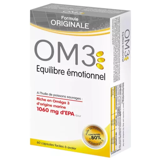 SUPERDIET OM3 Omega-3 original halolaj kapszula  60 db