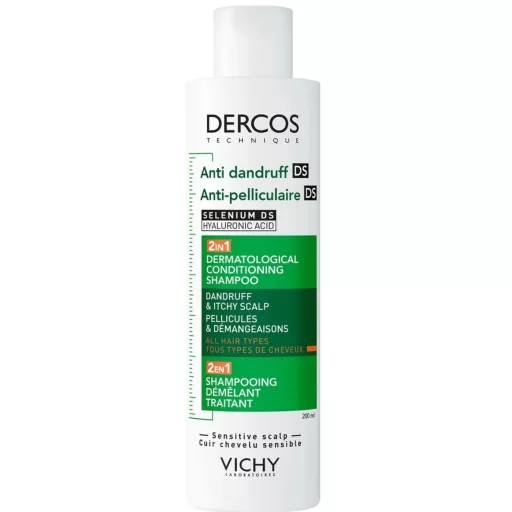 Vichy Dercos 2in1 kondícionáló sampon korpásodás ellen 200 ml  