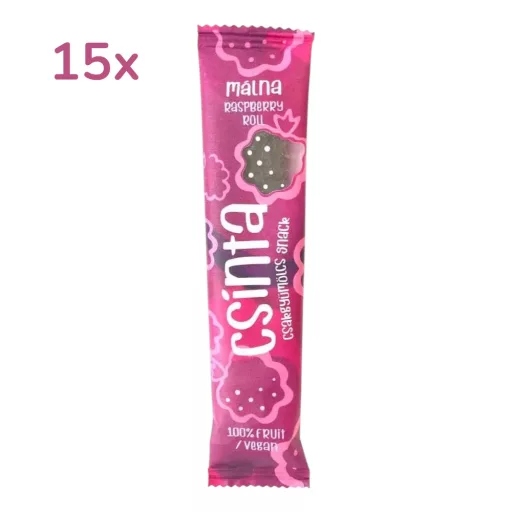 Csinta málna tekercs 12 g 15 db