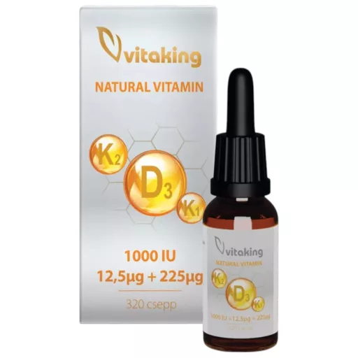 Vitaking D3+K2+K1 vitamin cseppek 10 ml