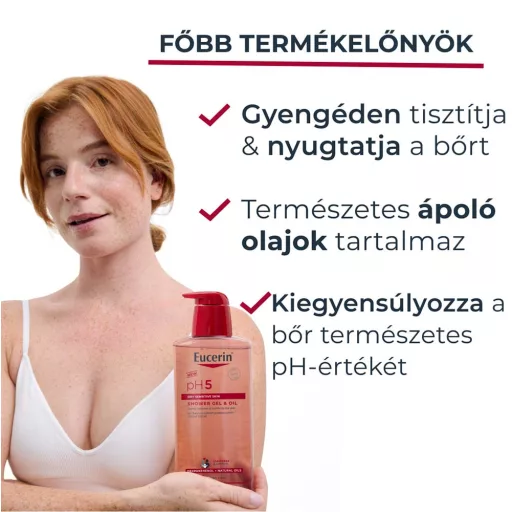 Eucerin pH5 olajtusfürdő gél 400 ml