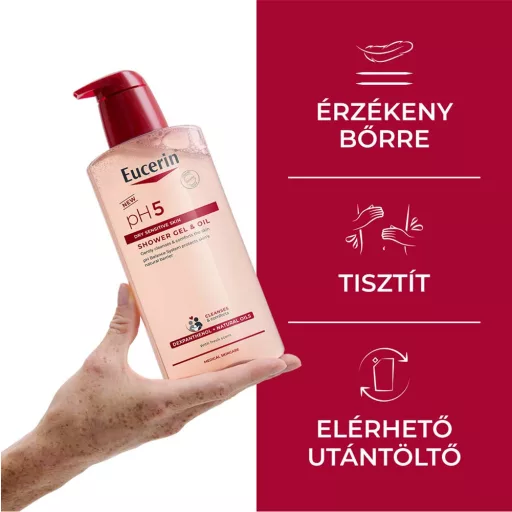 Eucerin pH5 olajtusfürdő gél 400 ml