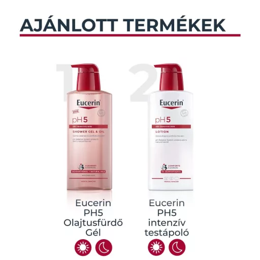 Eucerin pH5 olajtusfürdő gél öko-utántöltő 400 ml 