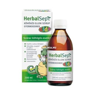 Herbalsept KIDS köhögés elleni szirup gyermekeknek 200 ml