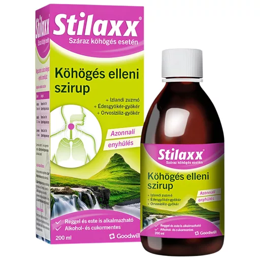 Stilaxx köhögés elleni szirup 200 ml