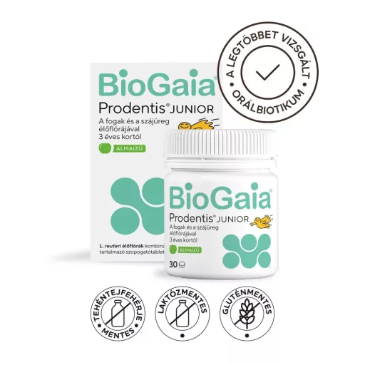 BioGaia Prodentis Junior szopogatótabletta alma 30 db