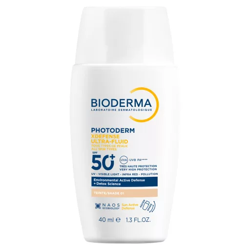 Bioderma Photoderm XDefense SPF50+ színezett ultra-fluid 01 light árnyalat 40 ml