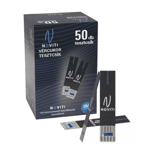 Noviti vércukormérő tesztcsík 50 db