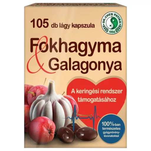 Dr. Chen Fokhagyma + Galagonya kapszula 105 db
