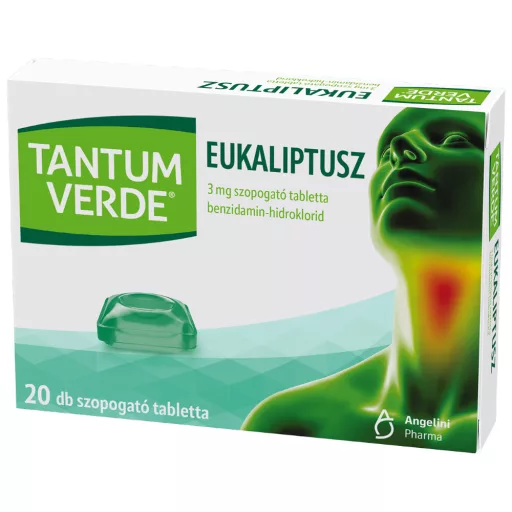 Tantum Verde eukaliptusz 3 mg szopogató tabletta 20 db