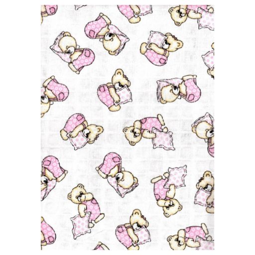 Baby Bruin mintás tetra kifogó 90 x 140 cm - többféle